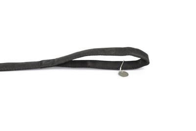 Hondenriem Mac Leather 120cm x 25mm zwart