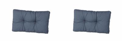 Lounge kussen rug 73x43 Rib Grijs (2 stuks) Madison - Madison