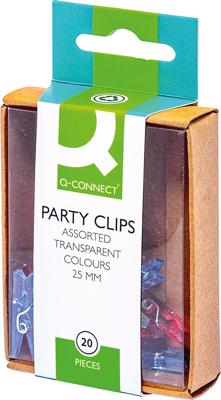 Q-CONNECT wasknijper, mini, 25 mm, doos van 20 stuks