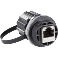 Conec 17-10000 Sensor/actuator inbouwconnector Aantal polen (sensoren): 8P8C Koppeling, inbouw 1 stuk(s) - thumbnail