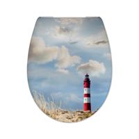 Toiletzitting Cedo Leuchtturm Softclose Veelkleurig Cedo - thumbnail