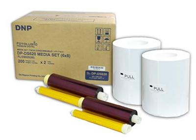 DNP papier dm68620 2 rol à 200 st. 15x20 voor ds620