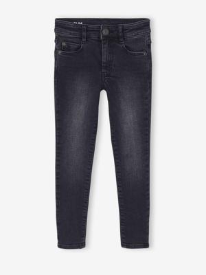Slim fit jongensjeans Morphologik "waterless" heupomtrek SMALL zwart denim