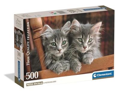 Clementoni legpuzzel kittens, 500st.
