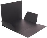 Leitz Recycle elastomap met 3 kleppen, uit karton, ft A4, zwart - thumbnail