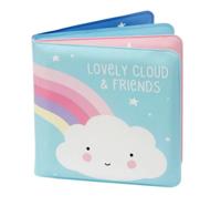 A Little Lovely Company badboekje Cloud&Friends 12 cm foam blauw/roze - thumbnail
