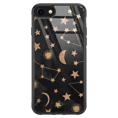 iPhone SE 2020 glazen hardcase - Counting the stars iPhone SE 2020 glazen hardcase - Counting the stars