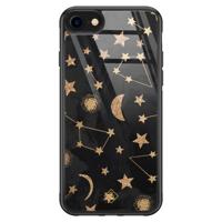 iPhone SE 2020 glazen hardcase - Counting the stars - thumbnail