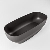 Mondiaz Stone vrijstaand bad 170x75cm kleur dark grey - thumbnail