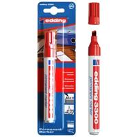 Edding stift 3300 rood 1-5mm blok - thumbnail
