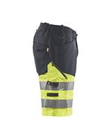 Blåkläder Short met stretch High-Vis 15411811 | Medium Grijs/High Vis Geel | Maat 62 - 7330509785799 - thumbnail