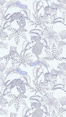 Livingwalls The Wall II - Lila - Tijger - 392031