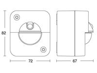 Steinel 066048 PIR-bewegingsmelder Opbouw (op muur) 180 ° Grijs IP54 - thumbnail