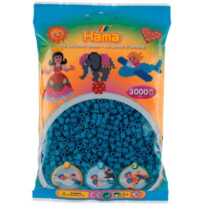 Hama strijkkralen - petrol blauw (201-83), 3000st.
