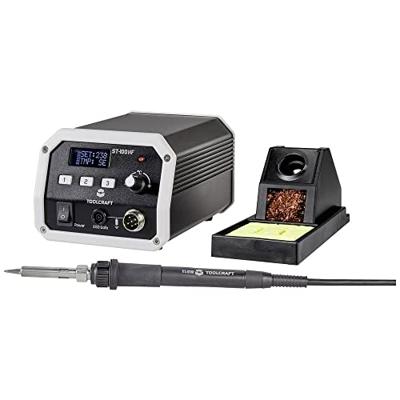 TOOLCRAFT ST-100 HF Hoogfrequent soldeerstation Digitaal 100 W 50 - 480 °C Incl. soldeerpunt TOOLCRAFT ST-100 HF Hoogfrequent soldeerstation Digitaal 100 W 50 - 480 °C Incl. soldeerpunt
