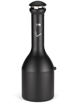 Asbak Rubbermaid Infinity Genie staand zwart
