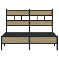 Bedframe zonder matras hout sonoma eikenkleurig 120x200 cm - thumbnail