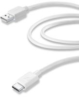 Vivanco 38570 2 m USB naar USB C-stekker mannelijk wit – USB-kabel (2 m, USB A, USB C, 2.0/3.0 (3.1 Gen 1), mannelijk/mannelijk, wit) - thumbnail