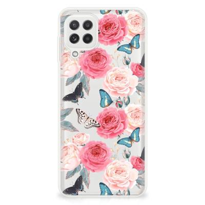 Samsung Galaxy A22 4G | M22 | TPU Case | Butterfly Roses Samsung Galaxy A22 4G | M22 | TPU Case | Butterfly Roses