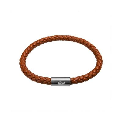 Paul McNeal MB0024SO Lederen Armband Lengte 21cm Paul McNeal MB0024SO Lederen Armband Lengte 21cm