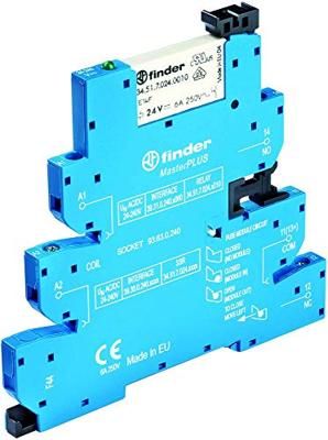 Finder 39.31.0.240.0060 Koppelrelais 240 V/DC, 240 V/AC 6 A 1x wisselcontact 1 stuk(s)