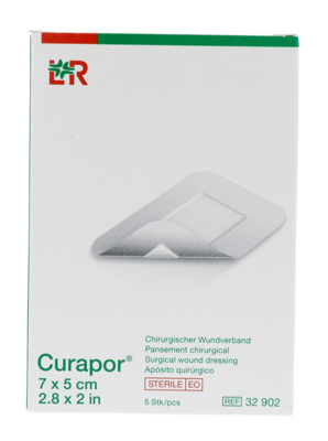 Lohmann & Rauscher Curapor Wondverband 7x5cm Lohmann & Rauscher Curapor Wondverband 7x5cm