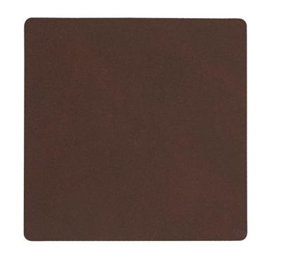 LIND DNA - Glass Mat Square - Onderzetter 10cm Nupo Dark Brown LIND DNA - Glass Mat Square - Onderzetter 10cm Nupo Dark Brown