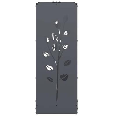 Brandhoutrek 40x30x80 cm koudgewalst staal antraciet