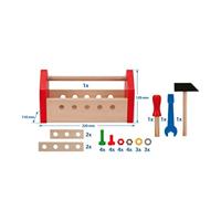 Eichhorn Werkzeugbox Constructieset Constructor Aantal onderdelen: 30 Leeftijdsklasse: Vanaf 3 jaar - thumbnail