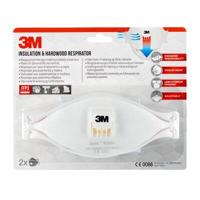 3M Aura Comfort Cool Flow stofmasker, FFP3, met ventiel, pak van 2 stuks - thumbnail