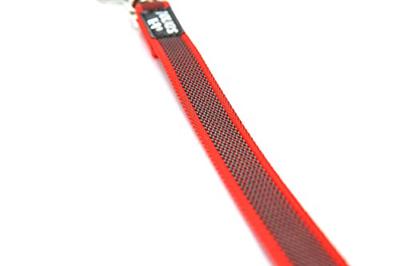 IDC Color & Gray Gegumeerde lijn, 20 mm x 10 m met lus, rood-grijs
