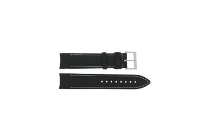 Horlogeband Hamilton H691776100 / H691776100 / Khaki Aviation Rubber Zwart 21mm