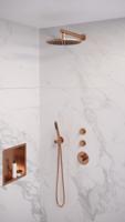 Thermostatisch Inbouwdoucheset Brauer Copper 30 cm Hoofddouche Wandarm Staafhanddouche Koper Brauer - thumbnail