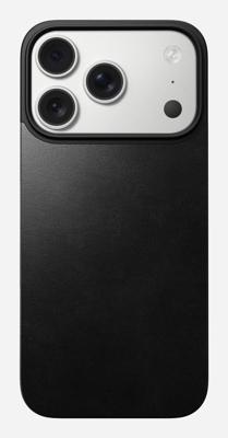 Nomad Magnetic Horween leather back iPhone 17 Pro - Black Nomad Magnetic Horween leather back iPhone 17 Pro - Black