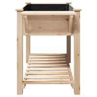 Tuin Bloempot Beige 155 x 59 x 76,5 cm Massief Vurenhout - thumbnail