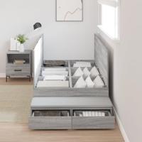Opbergbedframe Grijs sonoma 236.5 x 80 x 31.5 cm Bewerkt hout - thumbnail