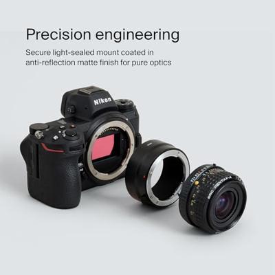 Urth Lens Mount Adapter: Compatible with Pentax K Lens to Nikon Z Camera Body