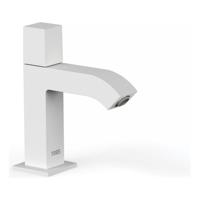 Fonteinkraan Tres Cuadro Exclusive Vierkant 1 Waterleiding of Voormengsysteem Mat Wit Tres - thumbnail