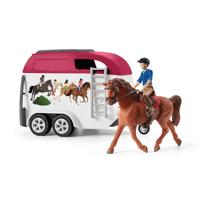 schleich HORSE CLUB avontuur met auto en paardentrailer 42535 - thumbnail