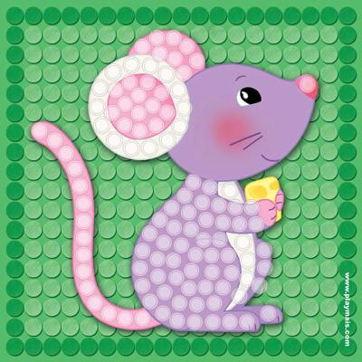 Playmais Speelgoed mozaïek (Little Friends)