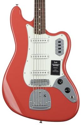 Fender Vintera II 60s Bass VI RW Fiesta Red met gigbag