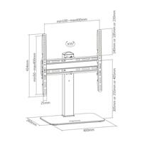 Schermtafel Support Aisens DT55S-217 32"-55" - thumbnail
