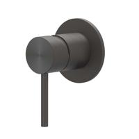 Inbouw Douchemengkraan IVY Concord Eenhendel Inclusief Inbouwdeel RVS316 Geborsteld Carbon Black PVD - thumbnail