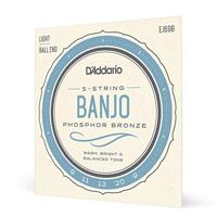 D&apos;Addario EJ69B Phosphor Bronze Light 9-20 snaren voor vijfsnarige banjo - thumbnail