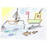 Creativ Company Driehoekige jumbo kleurpotloden - basiskleuren, 144st. - thumbnail