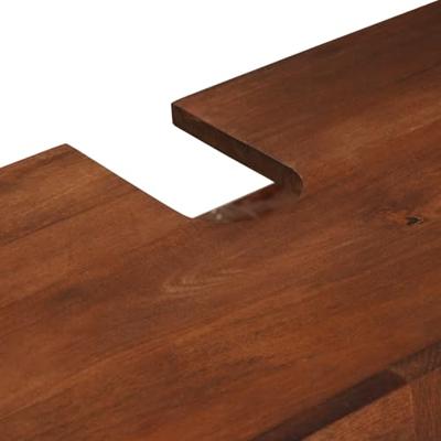 Wastafelkast met plank met opslag Bruin 62 x 33 x 58 cm