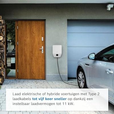 Bosch Home Comfort Power Charge 7000i Wallbox Type 2 16 A Aantal aansluitingen 1 11 kW RFID, WiFi