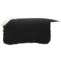 VidaXL Paardendeken zwart 95 cm polar fleece - thumbnail