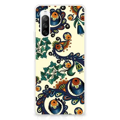 Siliconen Hoesje Sony Xperia 10 III Barok Flower Siliconen Hoesje Sony Xperia 10 III Barok Flower