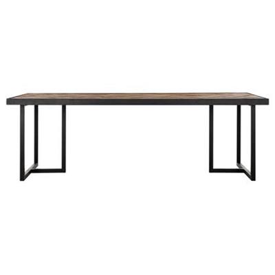 DTP Home Eettafel 'Criss Cross' Hout en staal, 240 x 100cm DTP Home Eettafel 'Criss Cross' Hout en staal, 240 x 100cm